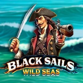 Black Sails Wild Seas logo by Infinity Dragon Studios Mega Bingo