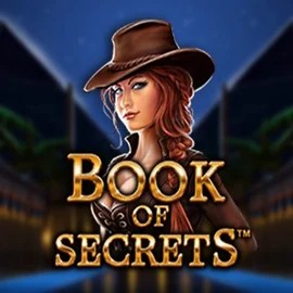 Book of Secrets logo by SYNOT Games at Mega Bingo