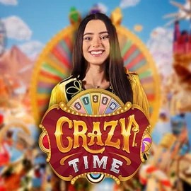 Crazy Time logo by Evolution Mega Bingo