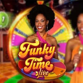 Funky Time slot logo by Evolution at Mega Bingo