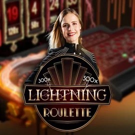 Lightning Roulette casino game by Evolution – featured logo at Mega Bingo