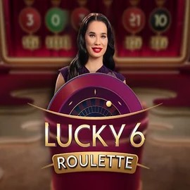 Lucky 6 Roulette logo – Live Casino by Pragmatic Play at Mega Bingo