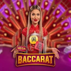 Mega Baccarat logo by Pragmatic Play Mega Bingo