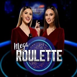 Mega Roulette slot logo by Pragmatic Play at Mega Bingo