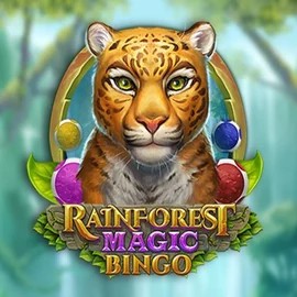 Official Bingo logo: Rainforest Magic Bingo by Play'n GO at Mega Bingo