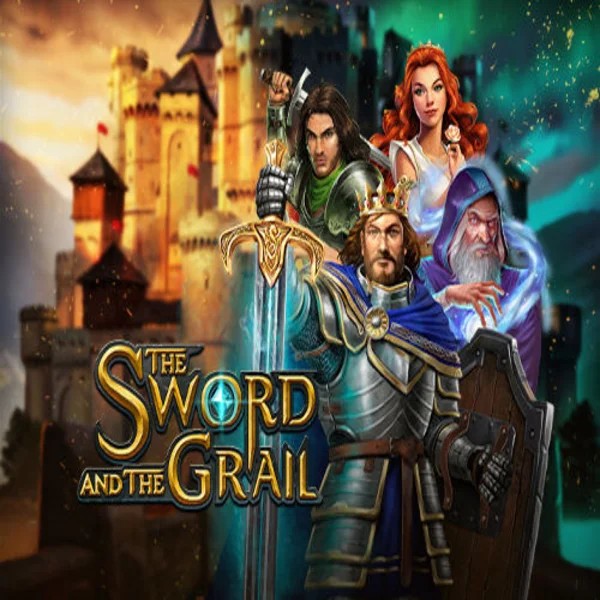 The Sword and the Grail slot visual from Play'n GO available on megabingo.net